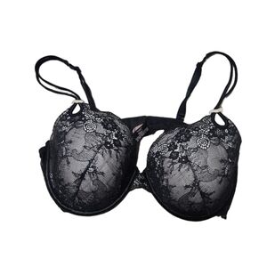 Victoria's Secret Black Lace Push Up Bra